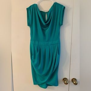 Teal cocktail dress